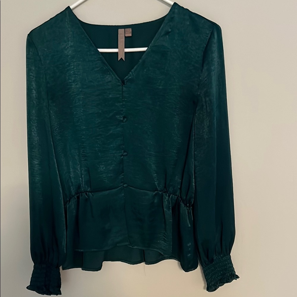 Elegant Green Women's Top